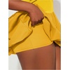 image:imageFloerns Women Plus Size Concert Bubble Romper Ruffle Mini Short JumpsuitYellow