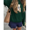 image:imageFloerns Womens Bear Sweater Cute Knit Pullover Tops Fall OutfitsGreen