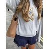 image:imageFloerns Womens Bear Sweater Cute Knit Pullover Tops Fall OutfitsGrey