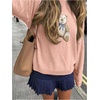 image:imageFloerns Womens Bear Sweater Cute Knit Pullover Tops Fall OutfitsPink