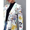 image:imageFloerns Womens Casual Long Sleeve Graphic Colorful Blazer Work Suit JacketA Multi 1