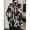 image:imageFloerns Womens Casual Long Sleeve Graphic Colorful Blazer Work Suit JacketBlack Geometry