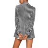 image:imageFloerns Womens Casual Long Sleeve Graphic Colorful Blazer Work Suit JacketBlack Houndstooth