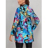 image:imageFloerns Womens Casual Long Sleeve Graphic Colorful Blazer Work Suit JacketBlue Multi