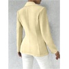 image:imageFloerns Womens Casual Long Sleeve Graphic Colorful Blazer Work Suit JacketButter Yellow