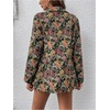 image:imageFloerns Womens Casual Long Sleeve Graphic Colorful Blazer Work Suit JacketDark Floral