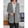 image:imageFloerns Womens Casual Long Sleeve Graphic Colorful Blazer Work Suit JacketHoundstooth