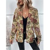 image:imageFloerns Womens Casual Long Sleeve Graphic Colorful Blazer Work Suit JacketLight Floral