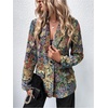 image:imageFloerns Womens Casual Long Sleeve Graphic Colorful Blazer Work Suit JacketMulti Floral