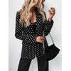 image:imageFloerns Womens Casual Long Sleeve Graphic Colorful Blazer Work Suit JacketPolka Dots