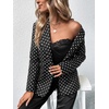 image:imageFloerns Womens Casual Long Sleeve Graphic Colorful Blazer Work Suit JacketPolka Dots