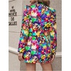 image:imageFloerns Womens Casual Long Sleeve Graphic Colorful Blazer Work Suit JacketPurple Multi