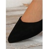 image:imageFloerns Womens Elegant Flats Pointed Toe Slip On Work Dressy Ballet FlatsBlack