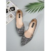 image:imageFloerns Womens Elegant Flats Pointed Toe Slip On Work Dressy Ballet FlatsGrey Multi