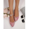 image:imageFloerns Womens Elegant Flats Pointed Toe Slip On Work Dressy Ballet FlatsPink