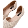 image:imageFloerns Womens Elegant Flats Pointed Toe Slip On Work Dressy Ballet FlatsWhite Ivory