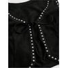 image:imageFloerns Womens Embroidery Cowgirl Vest Tie Front Waistcoat Vest JacketsBlack