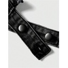 image:imageFloerns Womens Grunge Sleeveless Halter Backless Fringe Vest Denim TopsBlack