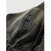 image:imageFloerns Womens Grunge Sleeveless Halter Backless Fringe Vest Denim TopsDusty Blue