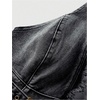 image:imageFloerns Womens Grunge Sleeveless Halter Backless Fringe Vest Denim TopsGrey