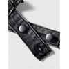 image:imageFloerns Womens Grunge Sleeveless Halter Backless Fringe Vest Denim TopsGrey