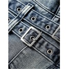 image:imageFloerns Womens Grunge Sleeveless Halter Backless Fringe Vest Denim TopsLight Blue