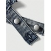 image:imageFloerns Womens Grunge Sleeveless Halter Backless Fringe Vest Denim TopsLight Blue