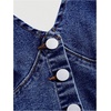 image:imageFloerns Womens Halter Denim Tank Top Button Down Backless Jean Crop TopsDark Wash