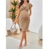 image:imageFloerns Womens Maternity Baby Shower Dress Photoshoot Pregnancy DressesKhaki