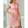 image:imageFloerns Womens Maternity Baby Shower Dress Photoshoot Pregnancy DressesPink