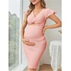 image:imageFloerns Womens Maternity Baby Shower Dress Photoshoot Pregnancy DressesPink