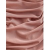 image:imageFloerns Womens Off Shoulder Short Sleeve Ruched Corset Crop Going Out TopDusty Pink