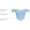image:imageFloerns Womens Off Shoulder Short Sleeve Ruched Corset Crop Going Out TopLight Blue