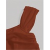image:imageFloerns Womens Off Shoulder Short Sleeve Ruched Corset Crop Going Out TopRust Brown