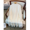 image:imageFloerns Womens Plus Size Pearl Beaded Tunic Dress Long Sleeve Tie Neck Casual Shirt DressesApricot
