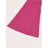 image:imageFloerns Womens Plus Size Rhinestone Flare Leggings High Waist Bell BottomsHot Pink
