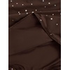 image:imageFloerns Womens Rhinestone Sleeveless Bandeau Party Corset Sequin Tube TopCoffee Brown