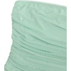 image:imageFloerns Womens Rhinestone Sleeveless Bandeau Party Corset Sequin Tube TopMint Green