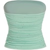 image:imageFloerns Womens Rhinestone Sleeveless Bandeau Party Corset Sequin Tube TopMint Green