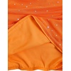 image:imageFloerns Womens Rhinestone Sleeveless Bandeau Party Corset Sequin Tube TopOrange