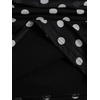 image:imageFloerns Womens Rhinestone Sleeveless Bandeau Party Corset Sequin Tube TopPolka Dots