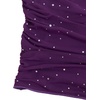 image:imageFloerns Womens Rhinestone Sleeveless Bandeau Party Corset Sequin Tube TopPurple
