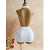 image:imageFloerns Womens Summer Halter Mini Dress Ruched Vacation Bodycon DressesWhite Floral