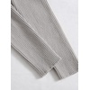 image:imageFloerns Womens Tie Front Long Sleeve Ribbed Knit Shrug Cardigan Crop TopLight Grey
