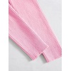 image:imageFloerns Womens Tie Front Long Sleeve Ribbed Knit Shrug Cardigan Crop TopLight Pink