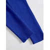 image:imageFloerns Womens Tie Front Long Sleeve Ribbed Knit Shrug Cardigan Crop TopRoyal Blue