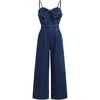 image:imageFloerns Girls Bowknot Sleeveless Overall Denim Jumpsuit Kids Baggy JeansDark Wash