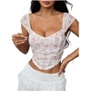 White Pink Floral