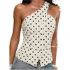 White Polka Dots