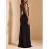 image:imageFloerns Womens Elegant Mesh Sleeveless Maxi DressBlack